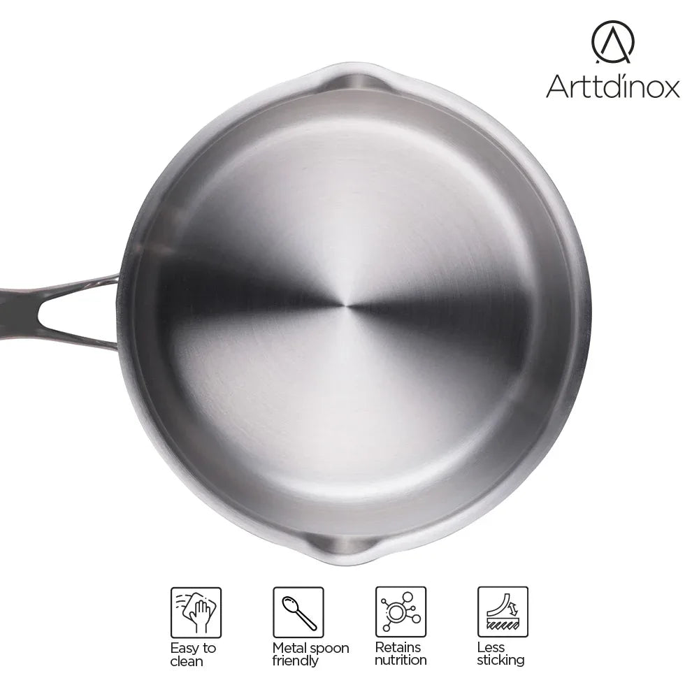 Stellar Triply Saucepan 16cm with Glass Lid - HomeTown