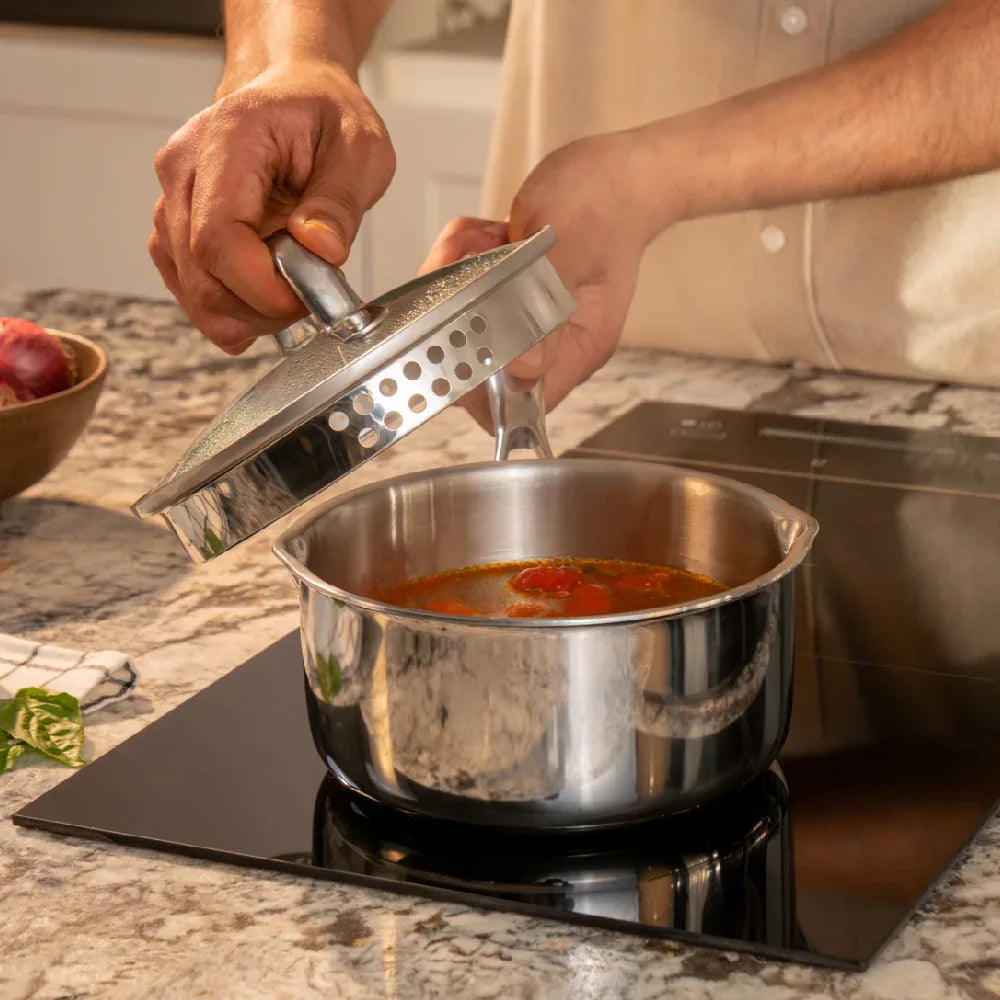 Stellar Triply Saucepan 16cm with Glass Lid - HomeTown