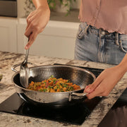 Stellar Triply Kadhai 24cm with Glass Lid - HomeTown