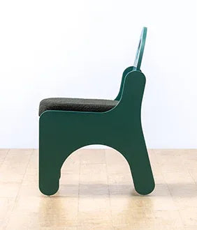 Jigsaw  Study Chair in Lauren Green Colour dimensions
