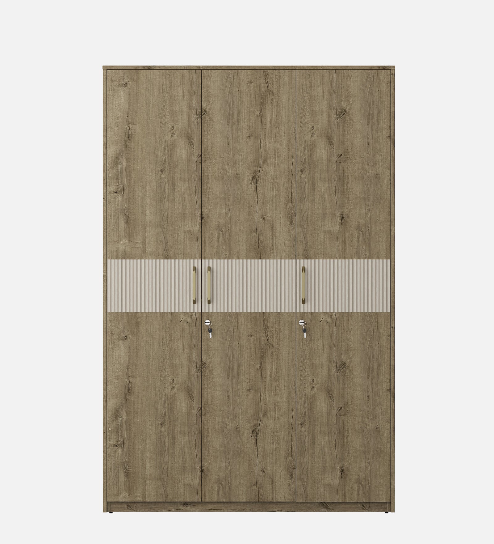 Gloria 3 Door Wardrobe in Sebastain Oak