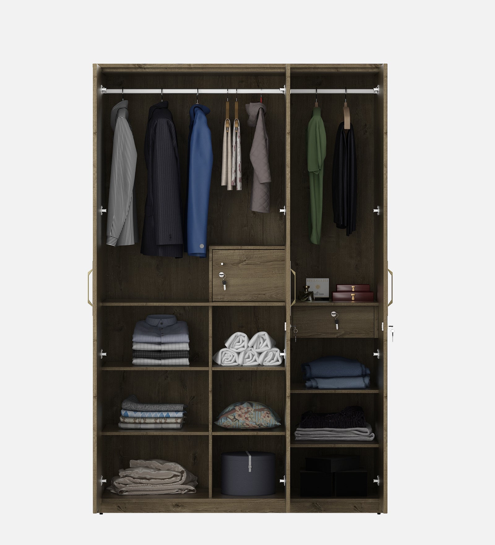 Grace 3 Door Wardrobe Sebastain Oak