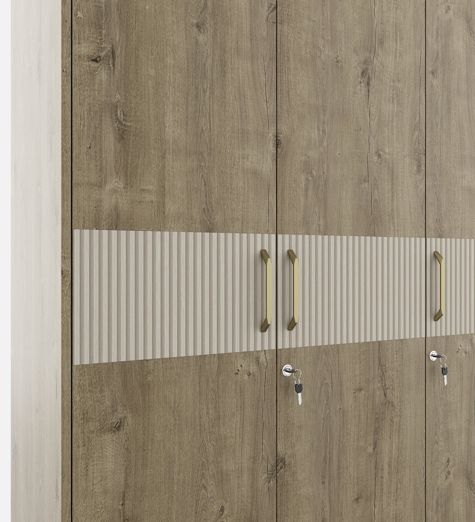Grace 3 Door Wardrobe Sebastain Oak