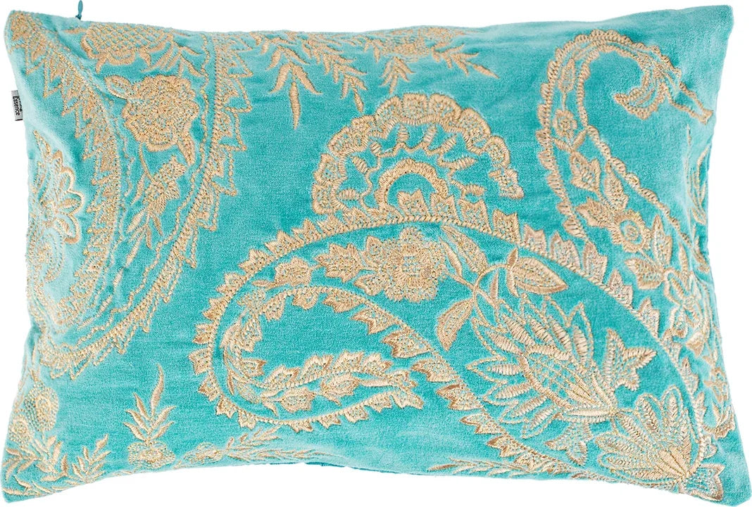 Palace Life Cushion Cover 30x45 Cm in Blue Colour - HomeTown