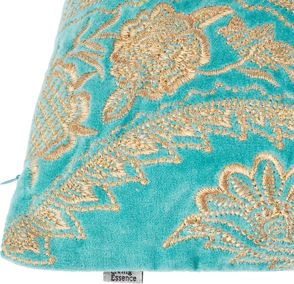 Palace Life Cushion Cover 30x45 Cm in Blue Colour - HomeTown