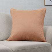 Nora Shades Reversible Solid Cushion Cover 60X60 Cm in Tan Colour - HomeTown