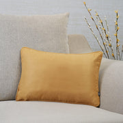 Nora Shades  Reversible Solid Cushion Cover 30X45 Cm in Mustard Colour
