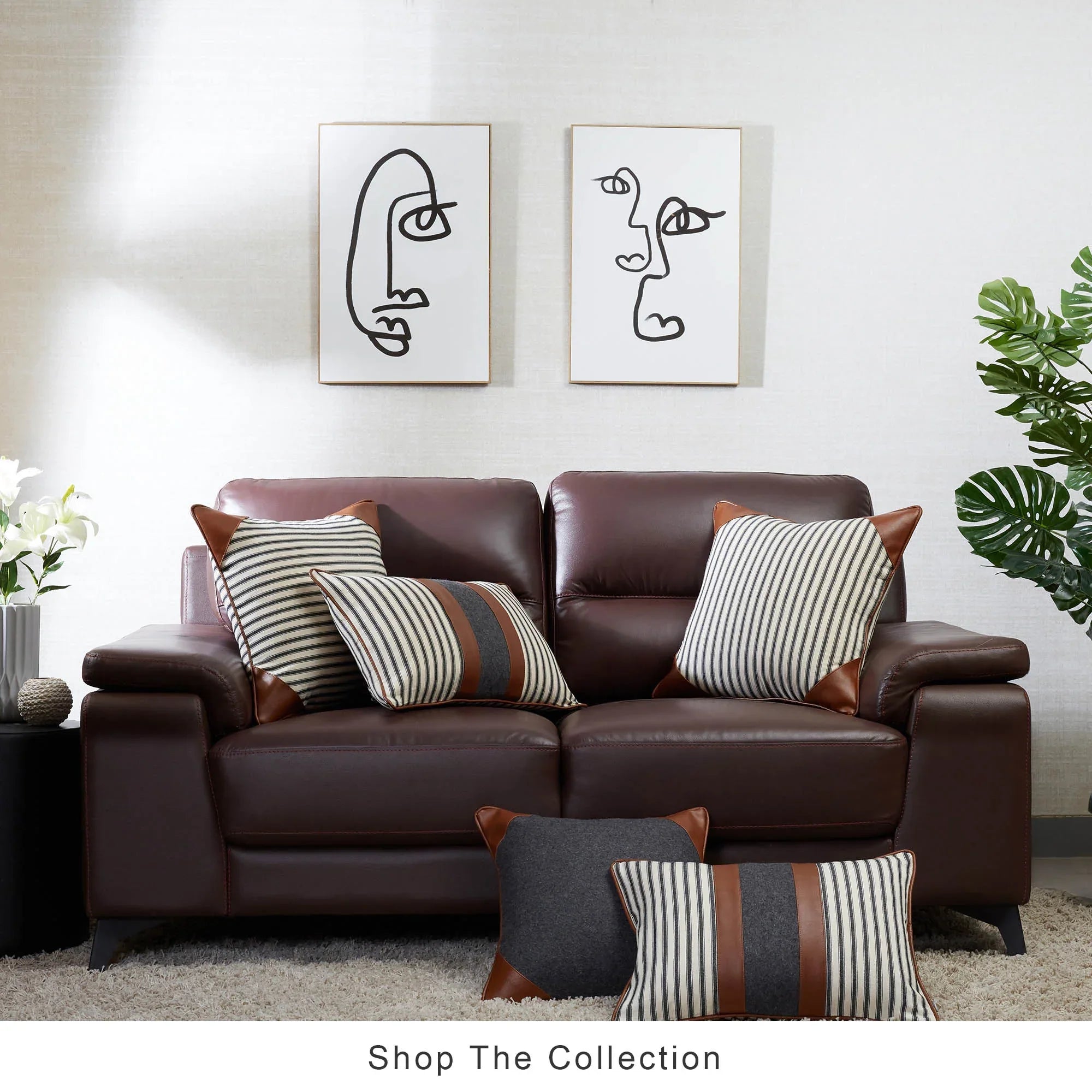 Luxe Living Felt Cushion Cover 40x40 Cm in Charcoal Colour - HomeTown