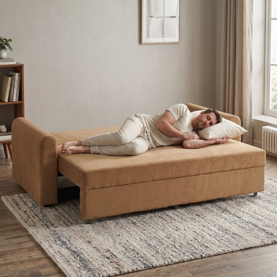 Lavista Sofa Bed Brown