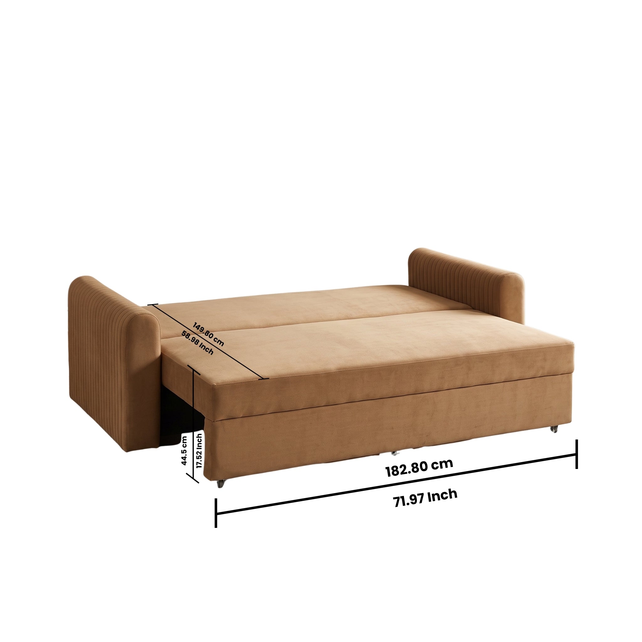 Lavista Sofa Bed Brown