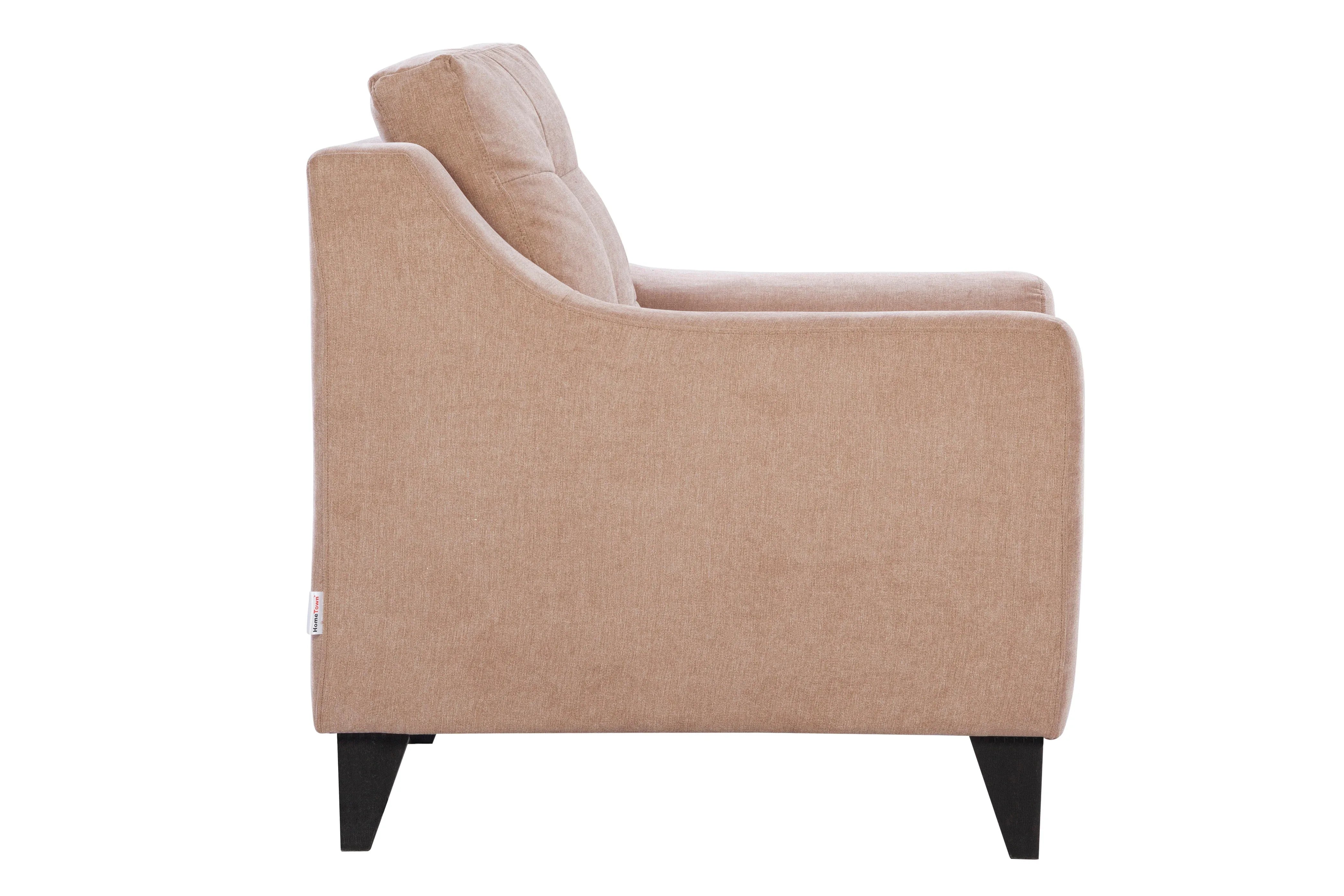 Malta Fabric 2 Seater Sofa in Brown Colour - HomeTown