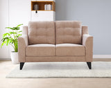 Malta Fabric 2 Seater Sofa in Brown Colour