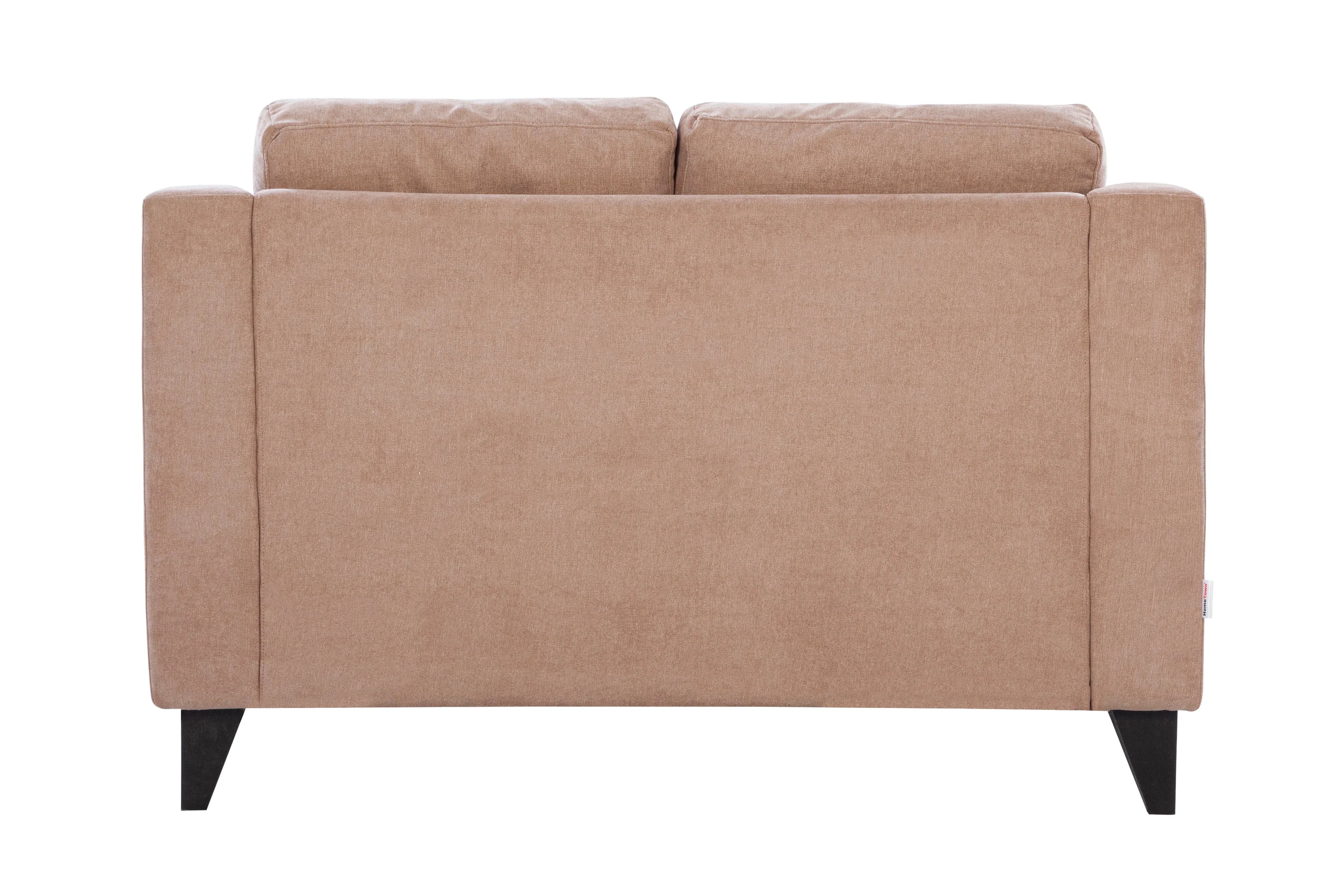Malta Fabric 2 Seater Sofa in Brown Colour - HomeTown