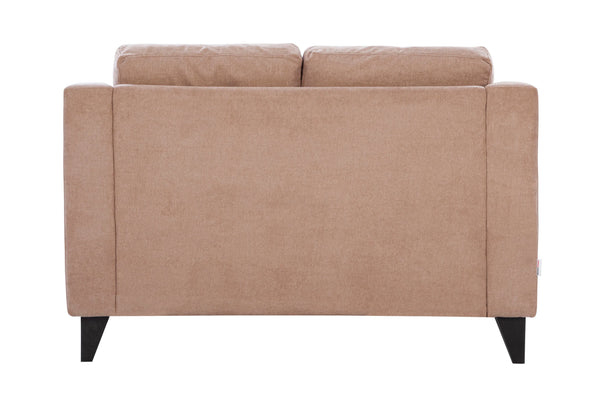 Malta Fabric 2 Seater Sofa in Brown Colour dimensions
