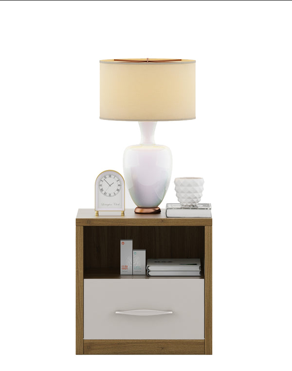 Opal Bedside Table Ceramic High Gloss dimensions