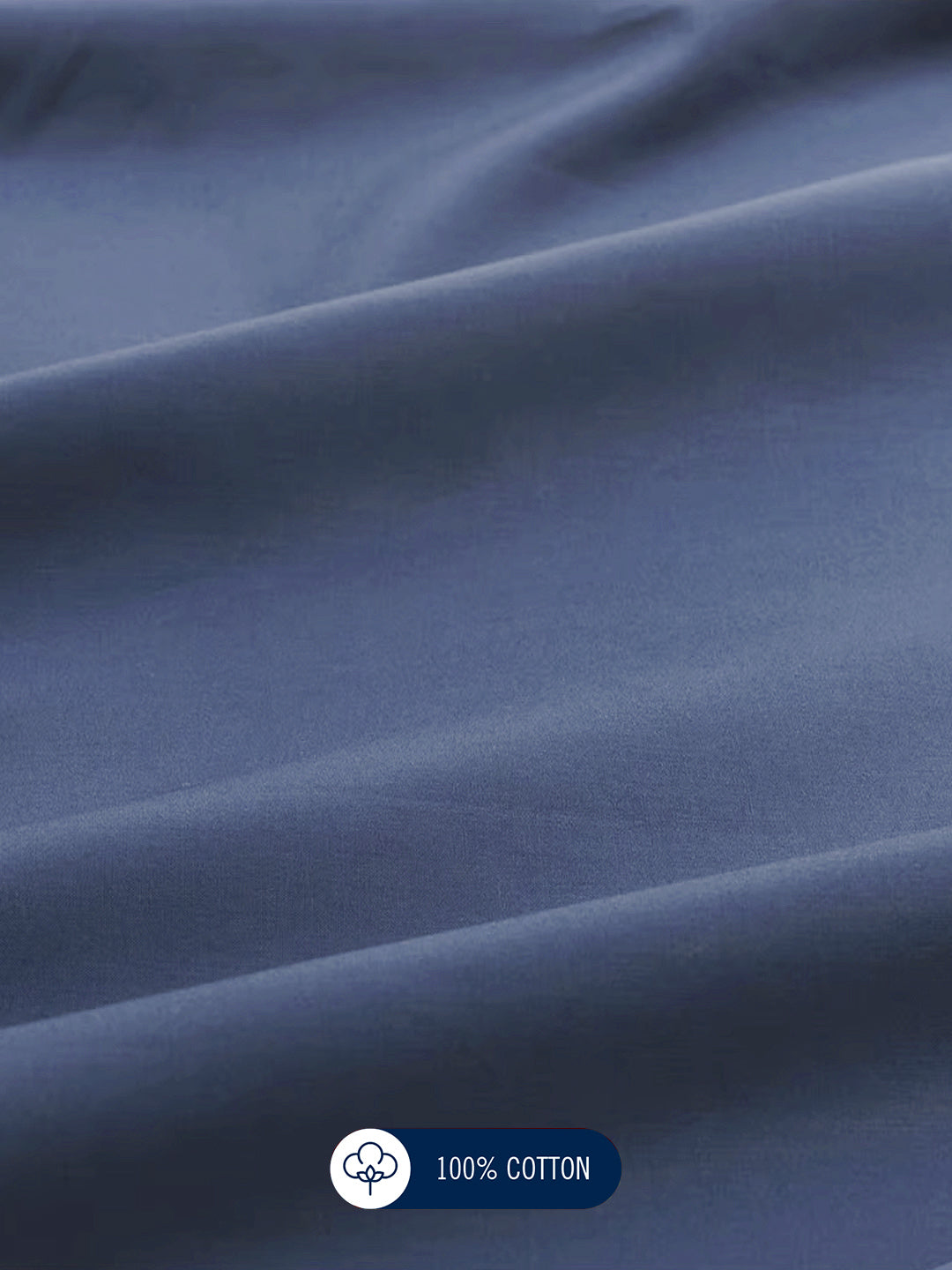 Cube Sis-Bed Linen Navy Blue