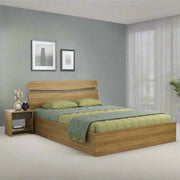 Paula King Engineer Wood King Bed With Box Storage - HomeTown