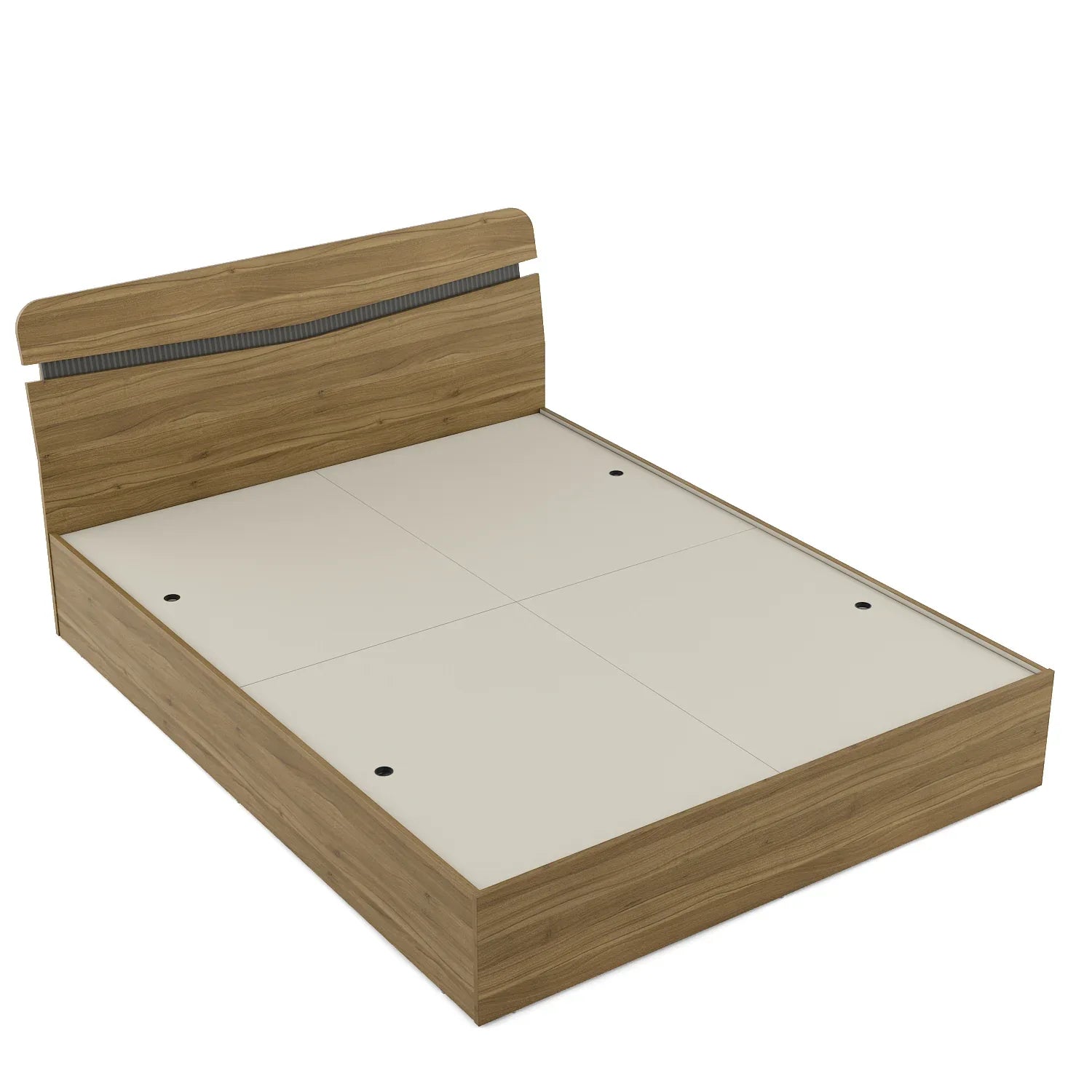 Paula Engineered Wood Queen Bed with Box Storage - HomeTown