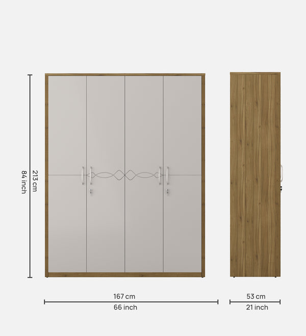 Opal 4 Door Wardrobe Ceramic Hg dimensions