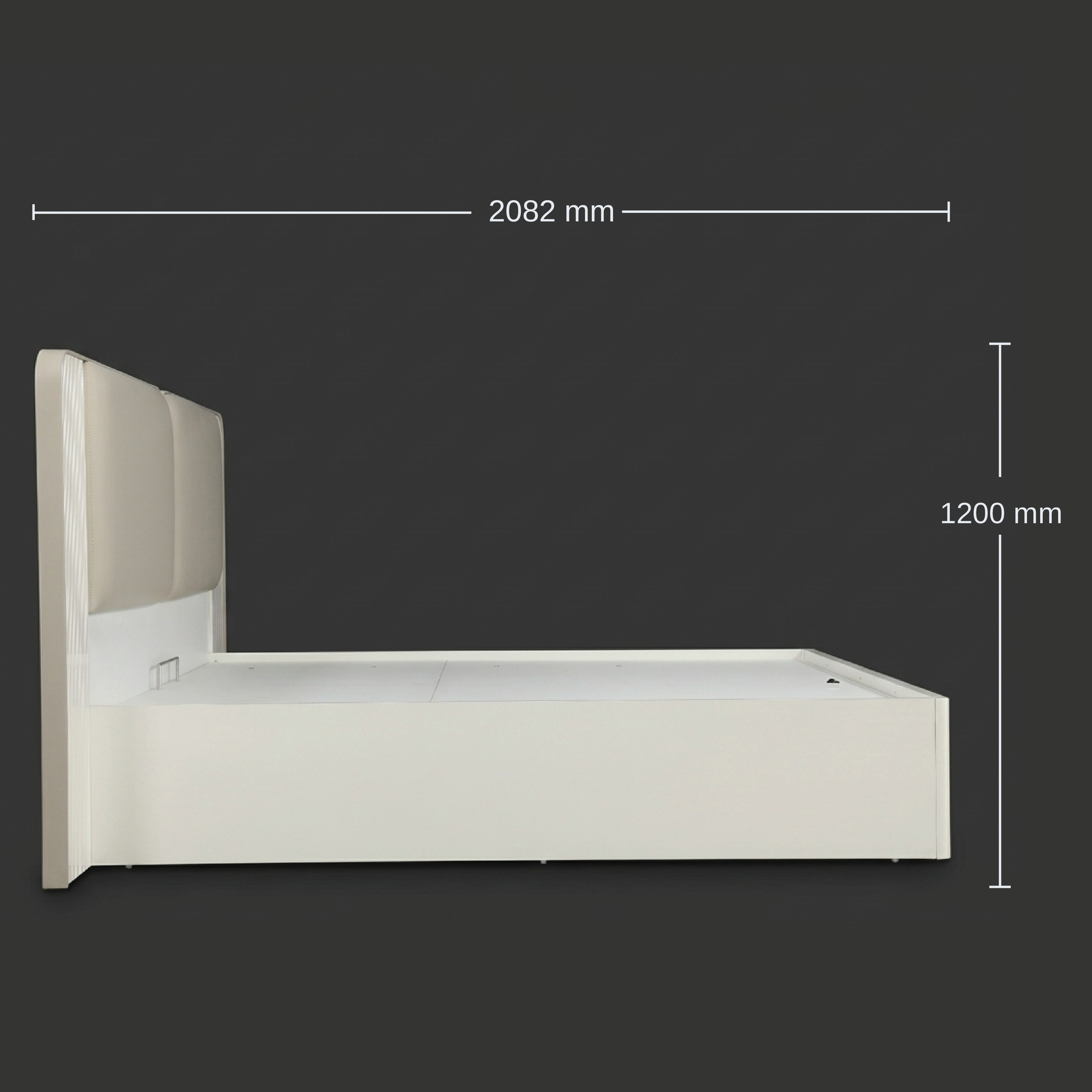 Snowcrest QueenBed Full Hyd w Front Drwr