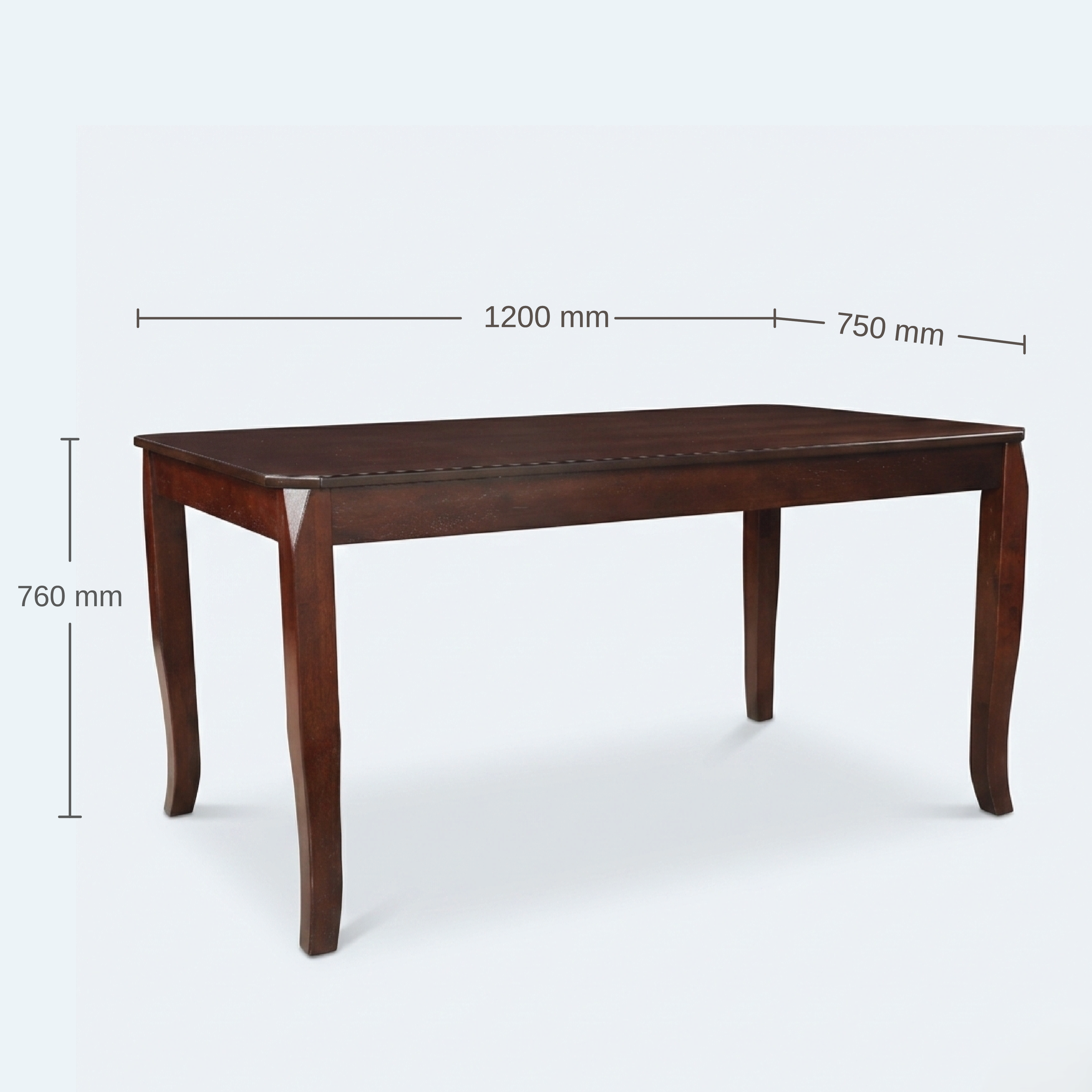 CARDIFF ELITE SW 6 SEATER DINING TABLE