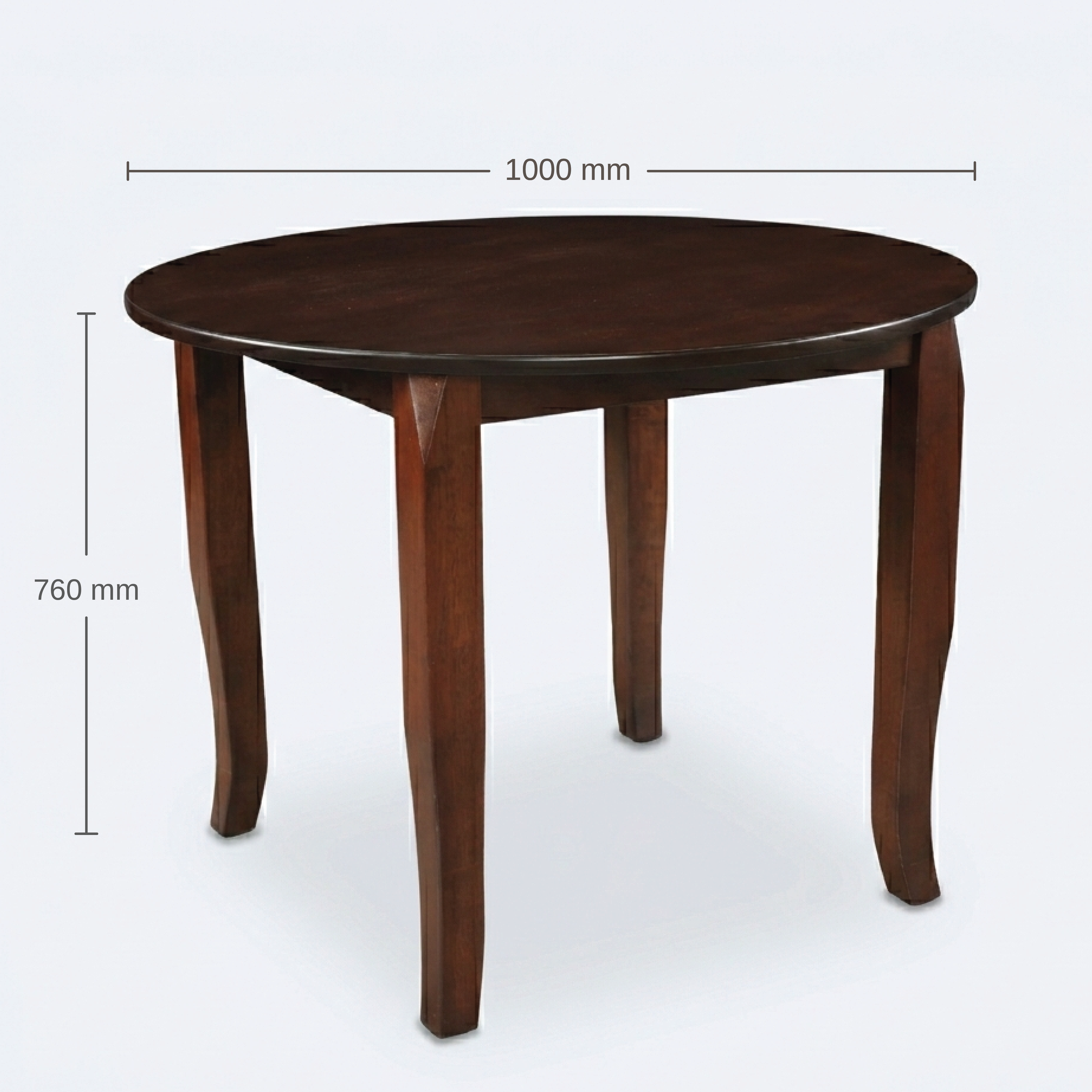 CARDIFF ELITE 4 SEATER ROUND DINING SET