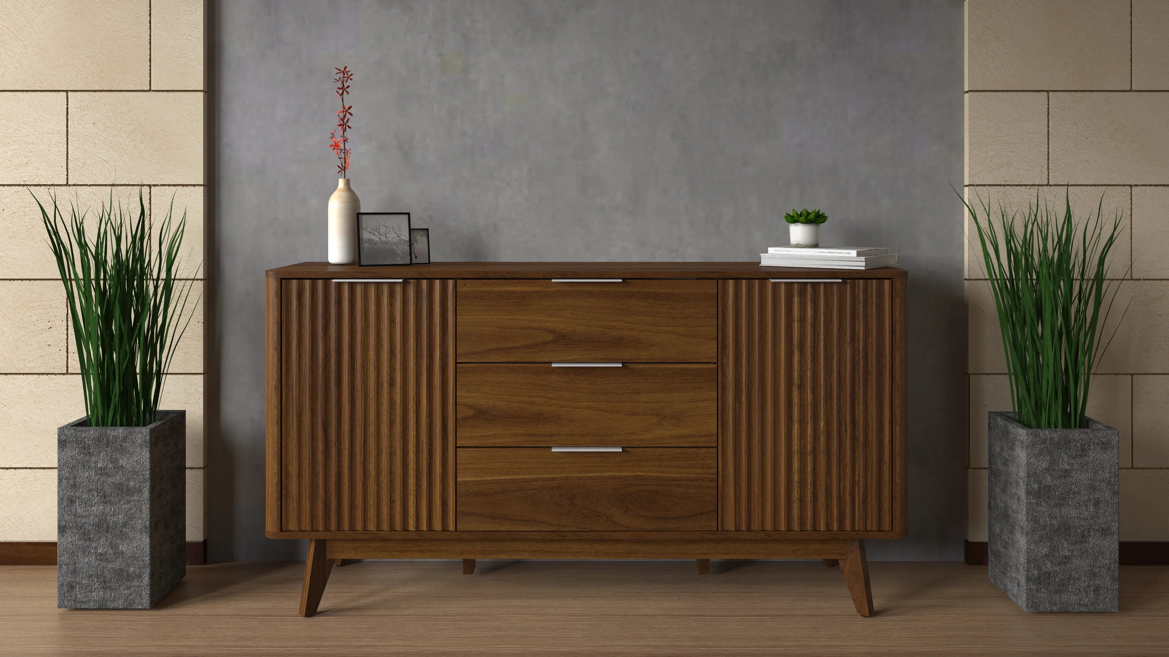 Concerto Sideboard in Walnut Colour - HomeTown