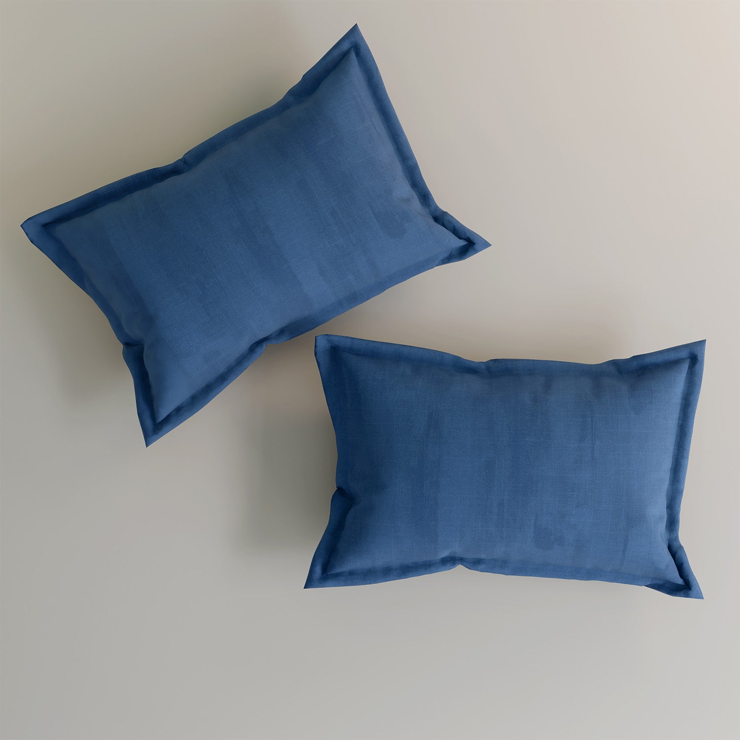 GM 100% Cotton Blue Digital Printed 122TC King Size Bedsheet | 274 x 274 cm