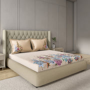 GM 100% Cotton Digital Printed 122TC King Size Bedsheet | 274 x 274 cm
