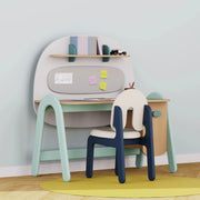 Squircle Study Table in Teal Colour - HomeTown