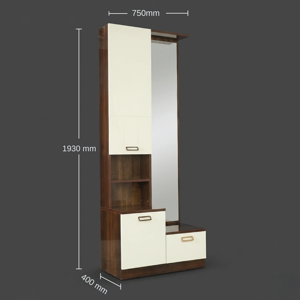 Nova Dresser with Full Length Mirror dimensions