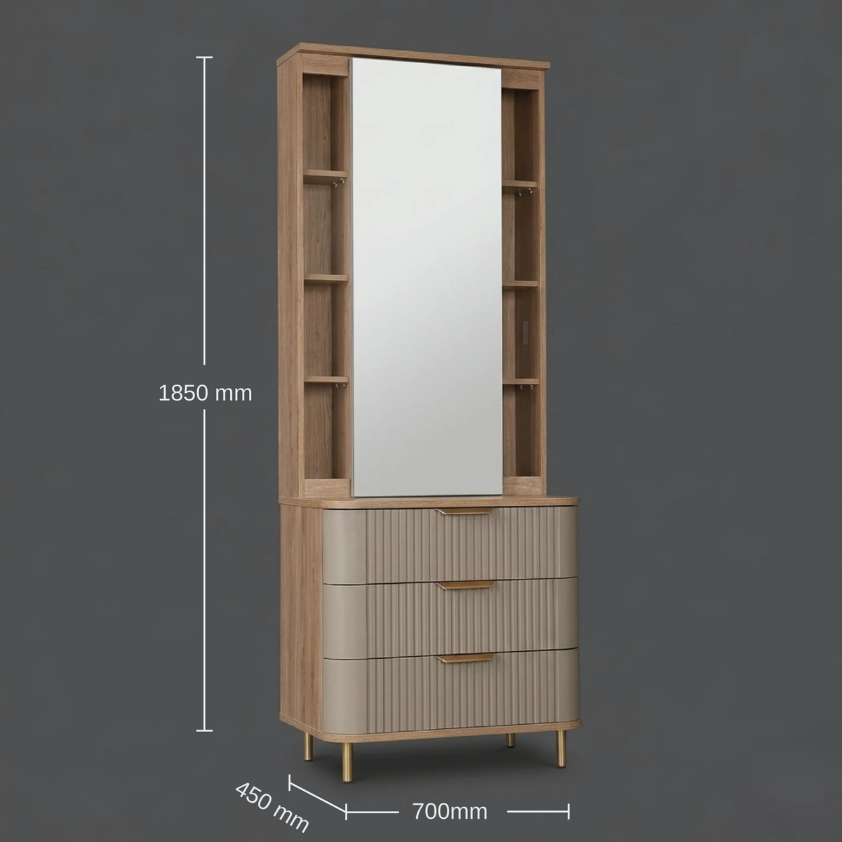 Asa Nx Dressing Table W Sliding Mirror