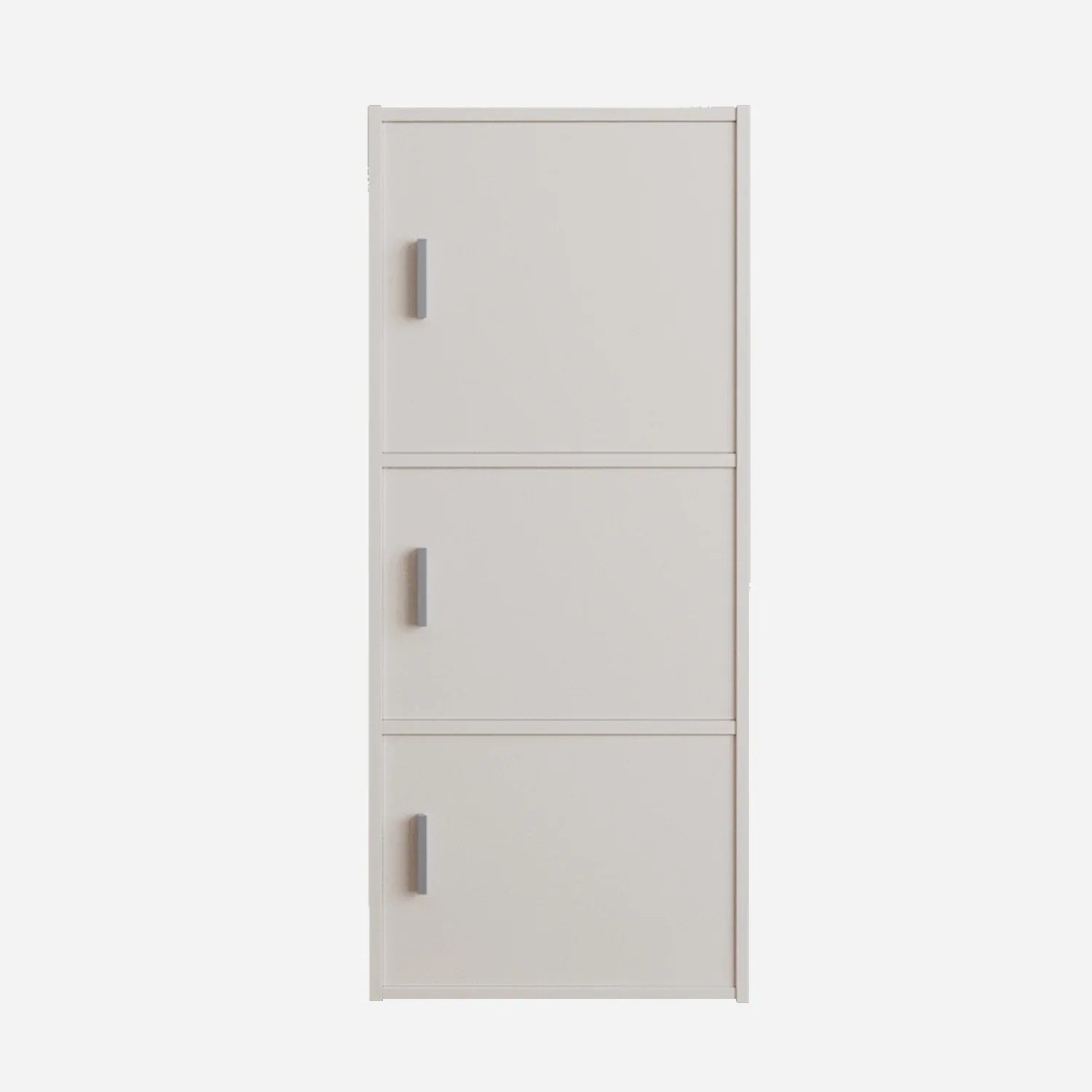 Albert Engineered Wood 3 Tier Cabinet in White Colour - HomeTown