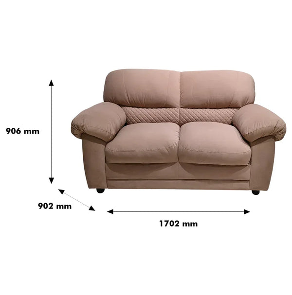 Hercules Sofa in Beige Color | 2 Seater dimensions