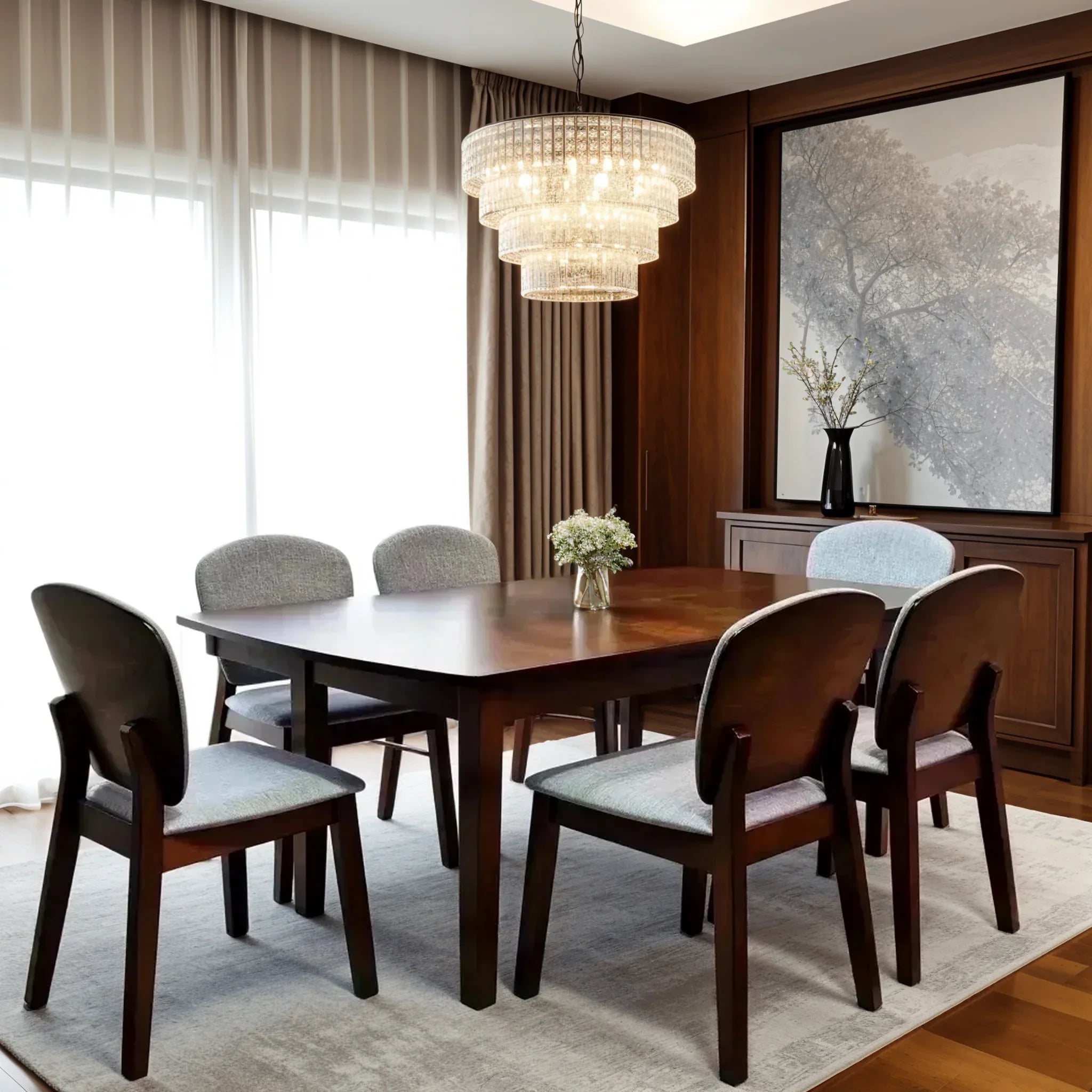 Lirio 6 Seater Dining Set - HomeTown