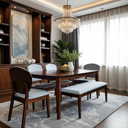 Lirio 6 Seater Dining Set with Bench - HomeTown