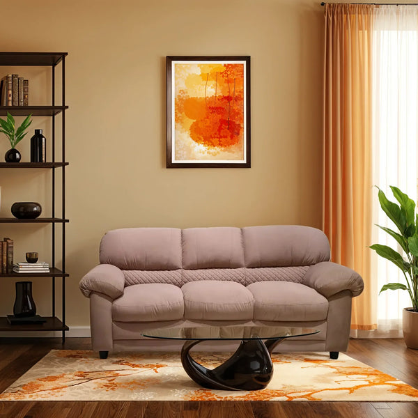 Hercules Sofa in Beige Color | 3 Seater dimensions