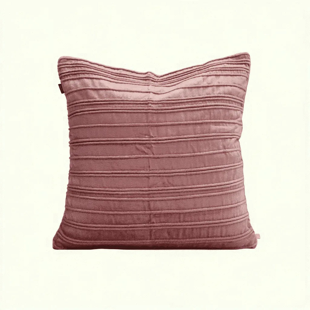 Plush Elegance Cording Cushion Cover Pink, 40X40cm By LIVING ESSENCE - HomeTown
