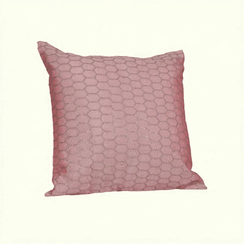 Festive Sequined Cushion Cover Light Pink, 40X40cm By LIVING ESSENCE - HomeTown