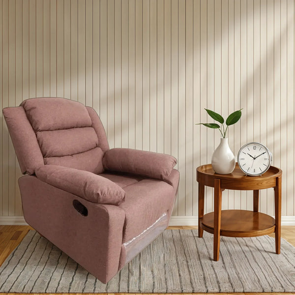 Luxus Single Recliner Brown dimensions