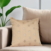 Festive Butti Jacquard Cushion Cover Gold, 40X40cm By LIVING ESSENCE - HomeTown