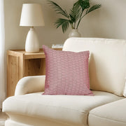 Festive Sequined Cushion Cover Light Pink, 40X40cm By LIVING ESSENCE - HomeTown